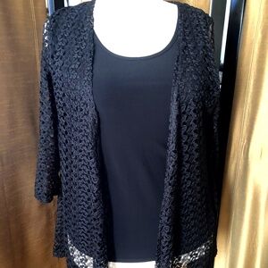 olivia blu Black Blouse